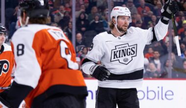 Kempe scores twice, assists on game-winner as Kings down Flyers in OT