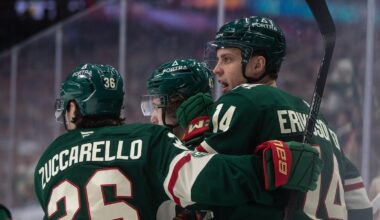 Wild beat Oilers 7-3, Hughes sets franchise record