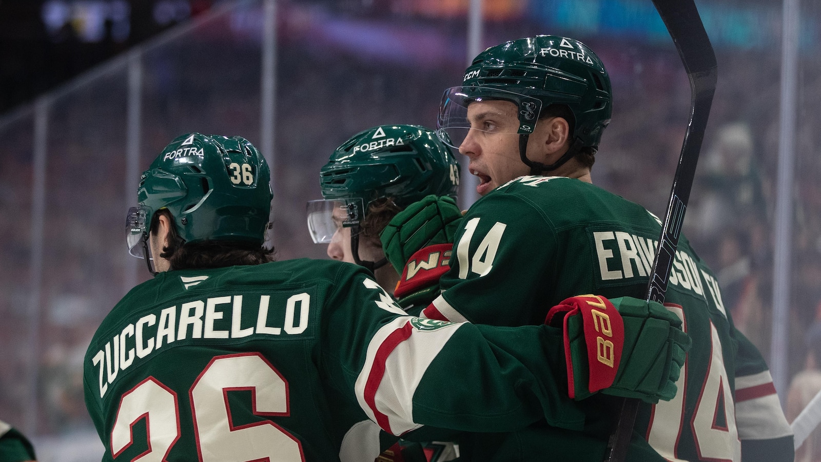 Wild beat Oilers 7-3, Hughes sets franchise record