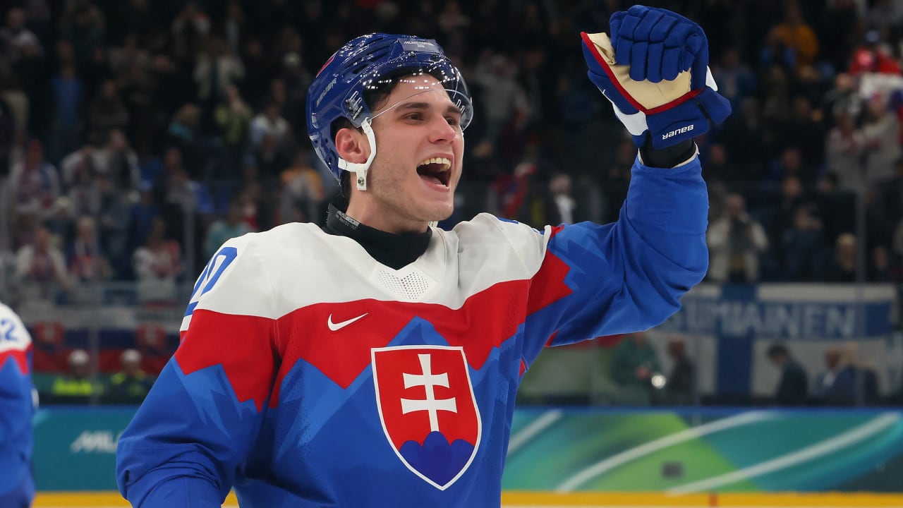 Slafkovsky evolves into ‘grown man’ for Team Slovakia in 2nd Olympic appearance