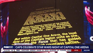 Washington Capitals celebrate Star Wars night at Capital One Arena