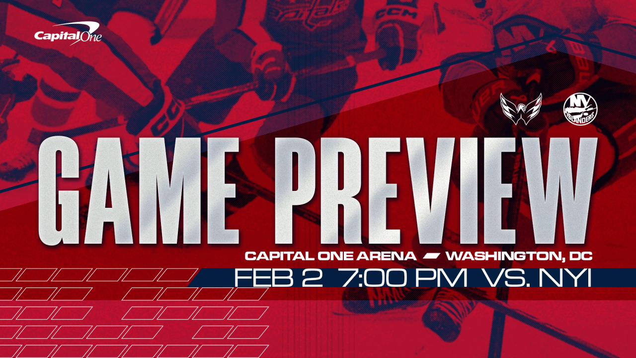 Caps Clash with Isles in Important Metro Match