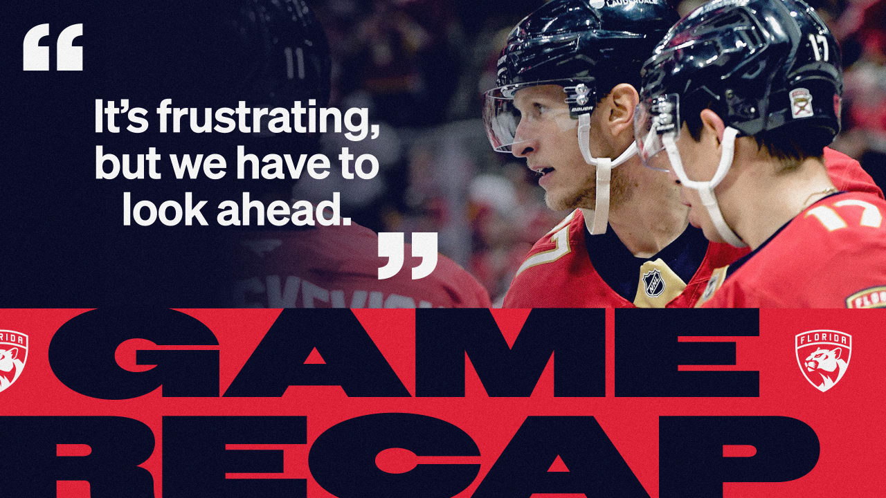 RECAP: Jets 2, Panthers 1