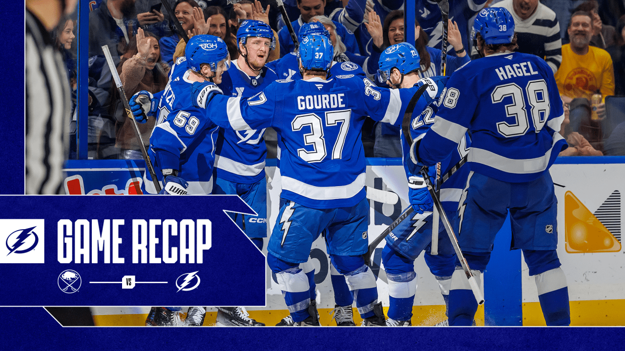 Recap: Lightning 4, Sabres 3 - OT