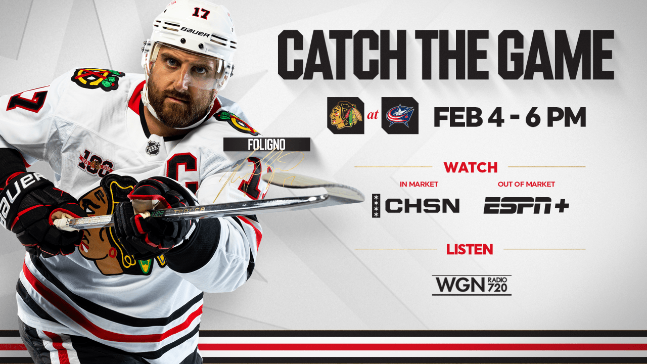 PREVIEW: Blackhawks Set for Rematch with Blue Jackets in Columbus
