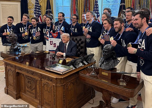 Rapinoe this week slammed the men's USA hockey team for cozying up to Donald Trump