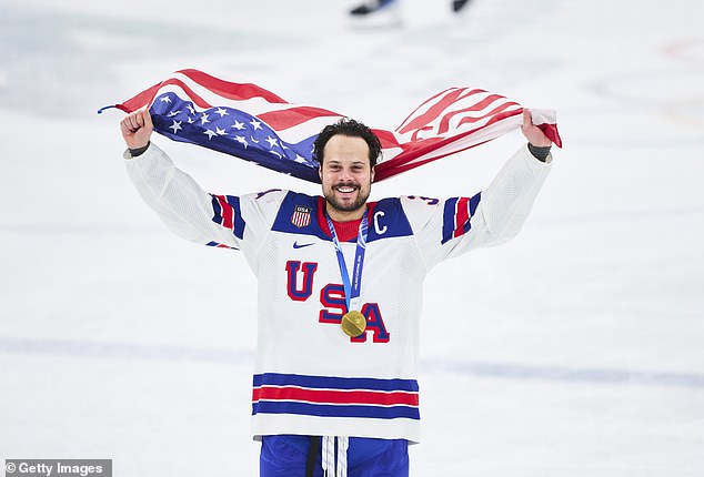 Auston Matthews led the USA to Winter Olympics gold with victory over Canada in Italy