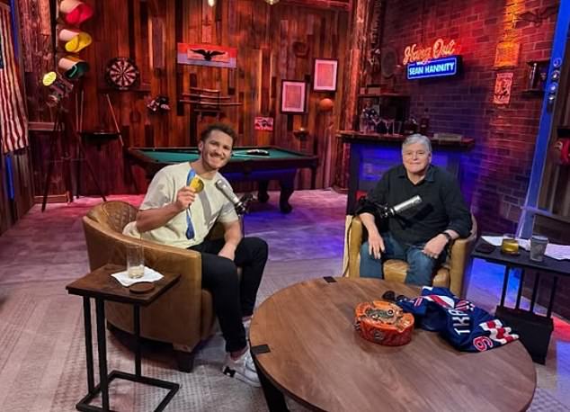 The Florida Panthers player made the comments on Sean Hannity's podcast this week