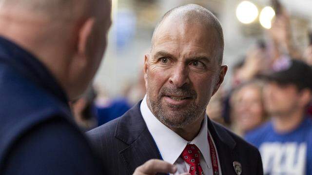 Florida Panthers President of Hockey Operations and General Manager Bill Zito arrives to loanDepot for his team’s Winter Classic outdoor hockey game against the New York Rangers on Friday, Jan. 2, 2026, in Miami, Fla.