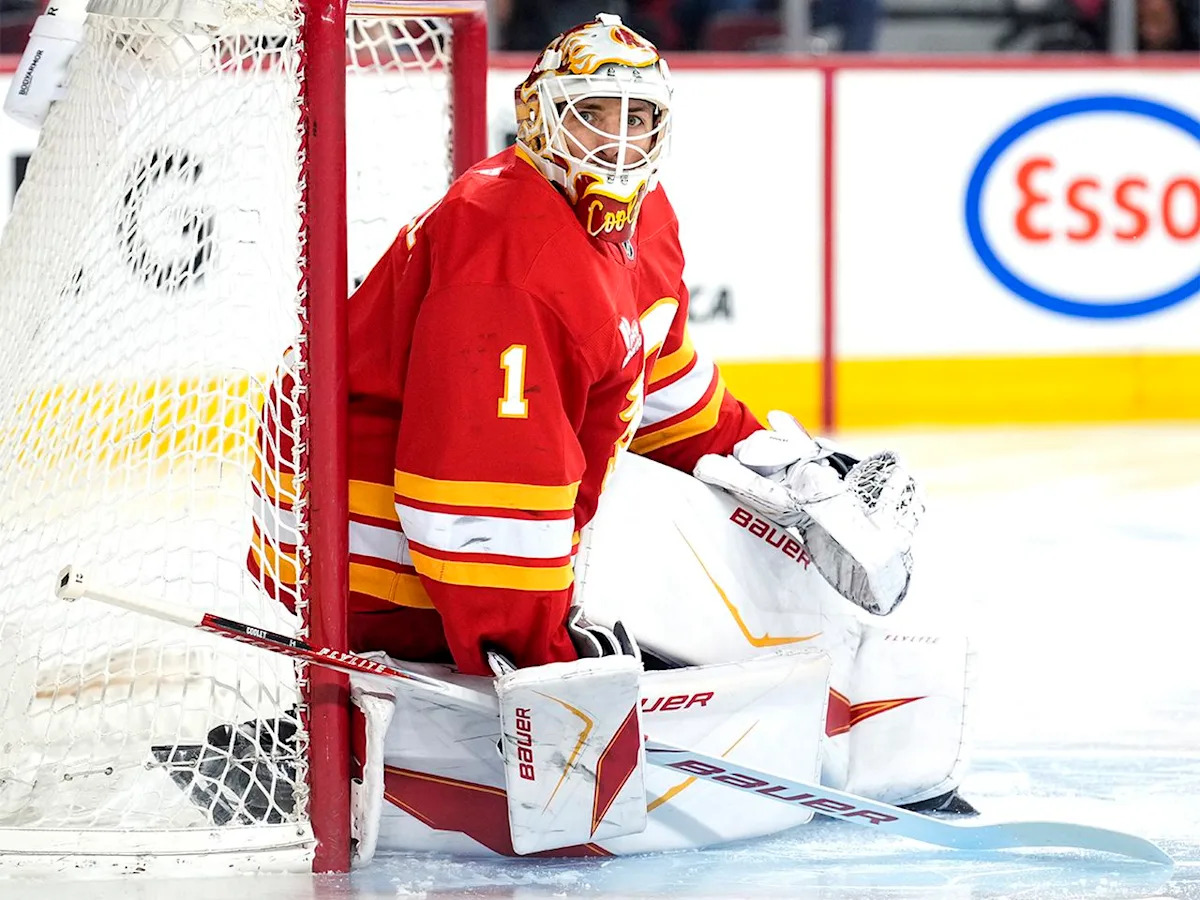 Let goalies show a little emotion sometimes: Flames' Devin Cooley makes his case
