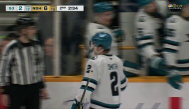 Tyler Toffoli's goal on deflection restores Sharks' lead over Senators