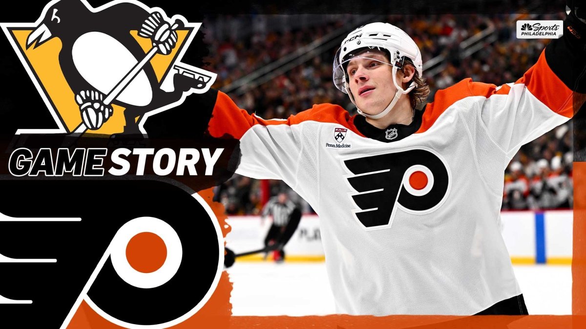 Bump scores in NHL debut, Flyers come back to beat Penguins in shootout