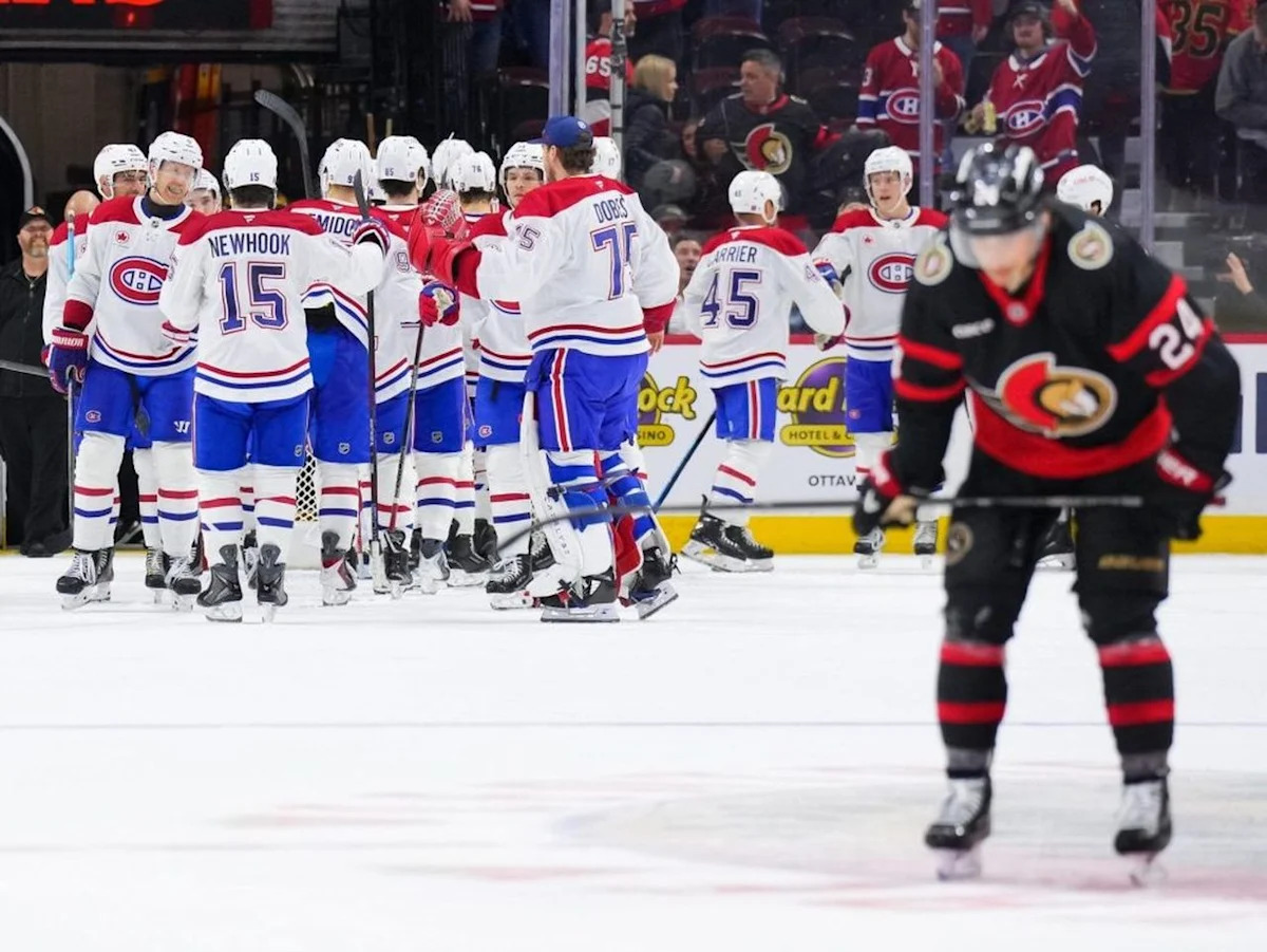Senators drop costly two points in loss to arch-rival Canadiens