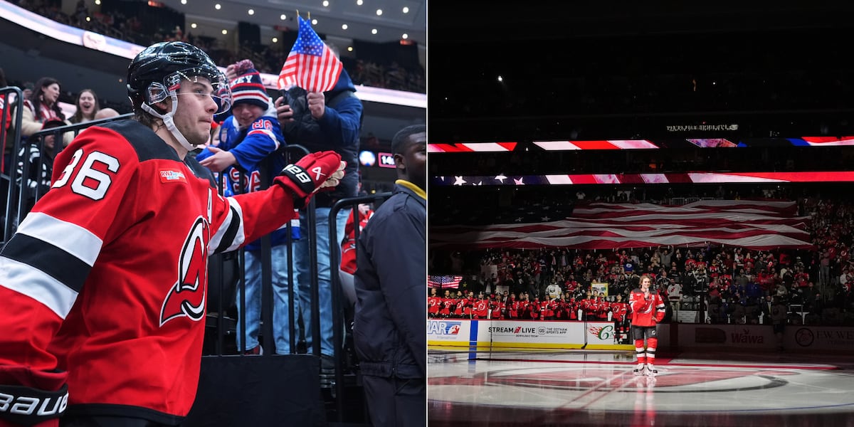 Olympic star Jack Hughes honored in NHL return following gold medal goal for US men’s hockey