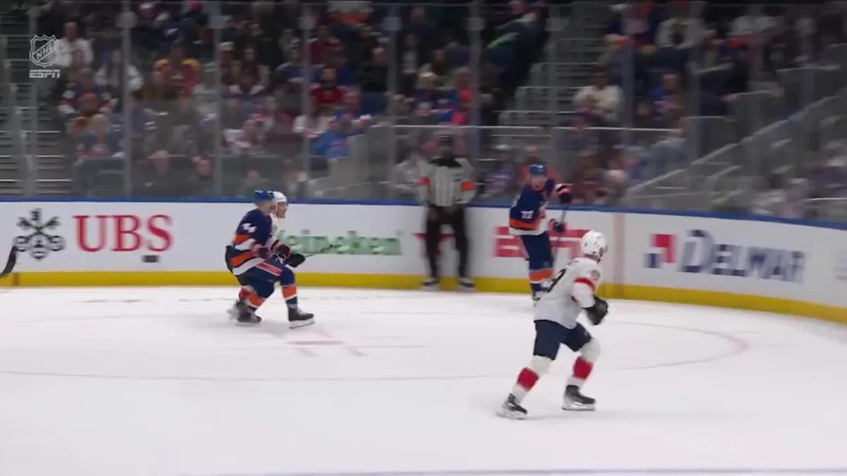 Anders Lee with a Goal vs. Florida Panthers