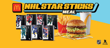 NHL's Biggest Stars Team Up with McDonald's Canada to Launch the New NHL® Star Sticks Meal