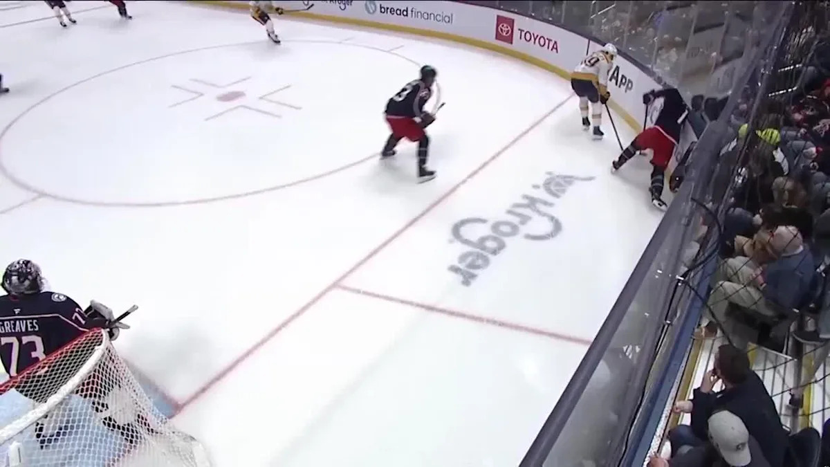 Ryan O'Reilly with a Goal vs. Columbus Blue Jackets