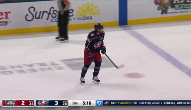 Sam Bennett with a Powerplay Goal vs. Columbus Blue Jackets