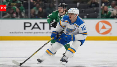 St. Louis Blues captain Brayden Schenn was traded to New York Islanders during NHL deadline while teams share San Jose hotel | NHL News