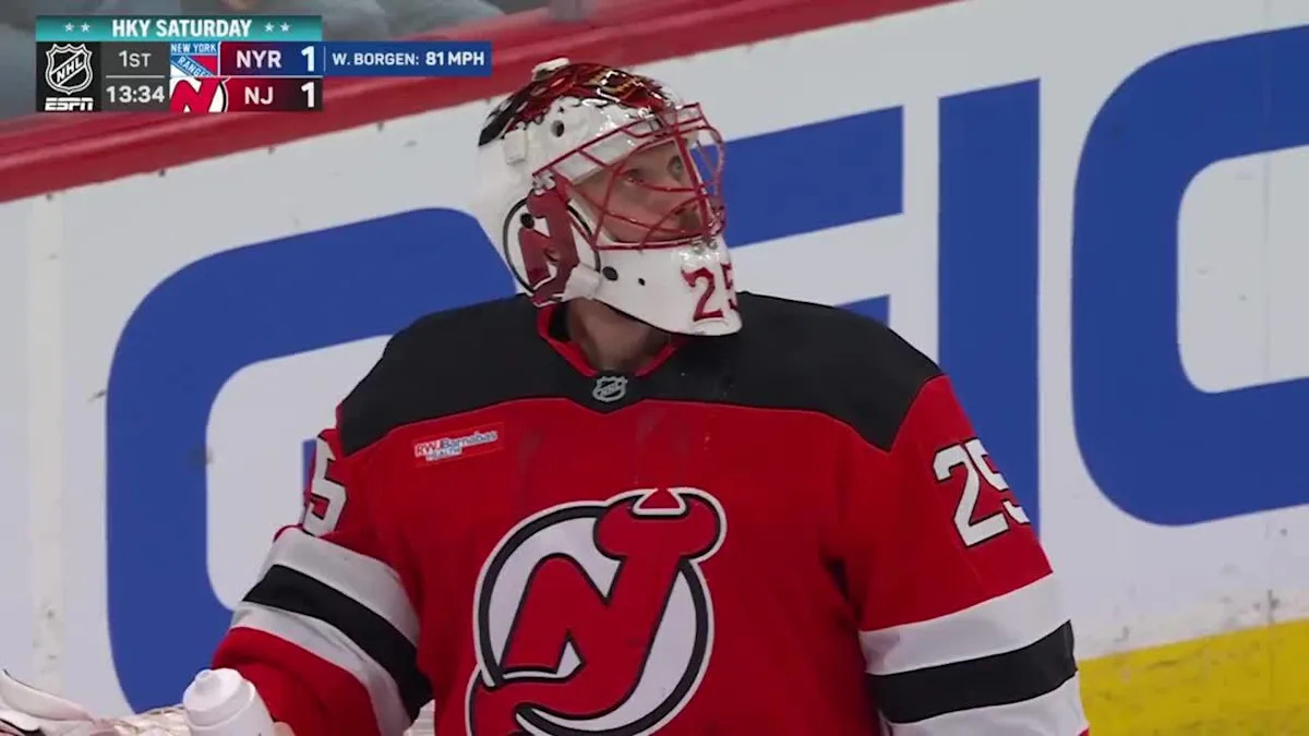 Will Borgen with a Goal vs. New Jersey Devils