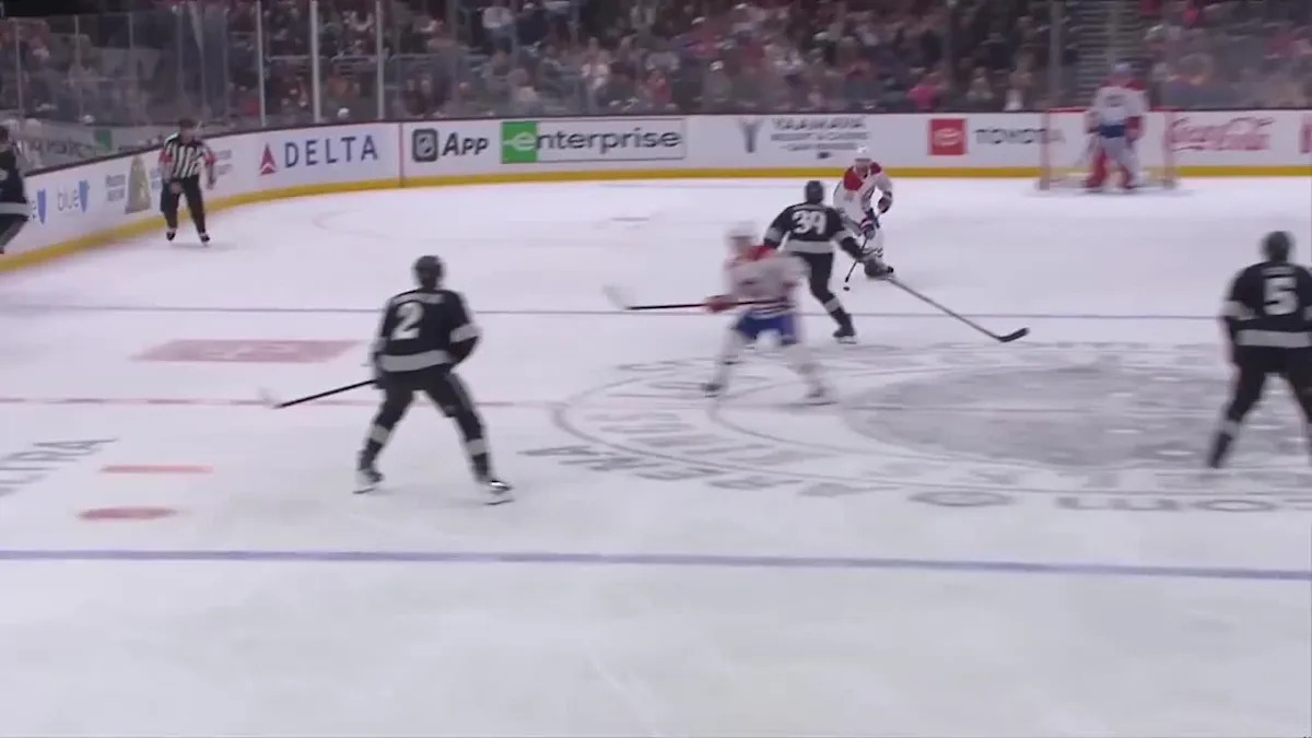 Juraj Slafkovsky with a Goal vs. Los Angeles Kings