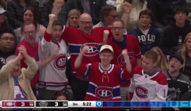 Juraj Slafkovsky with a Powerplay Goal vs. Los Angeles Kings