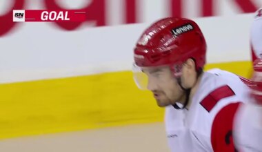 Sean Walker with a Goal vs. Calgary Flames