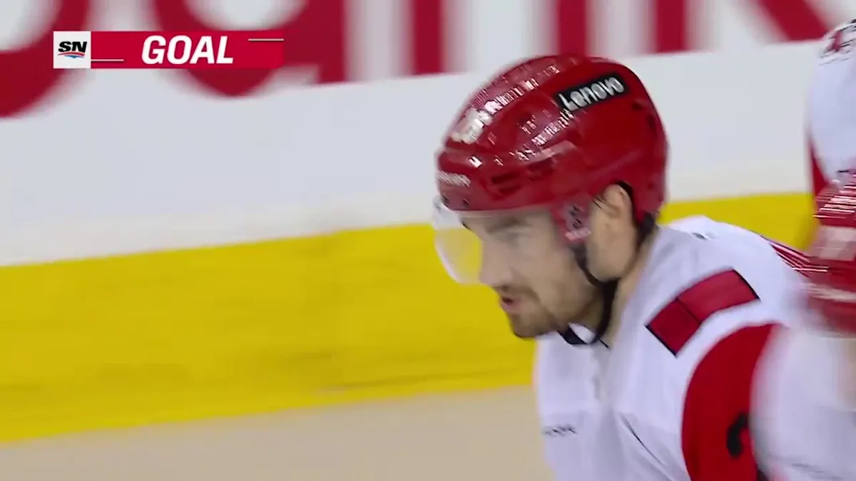 Sean Walker with a Goal vs. Calgary Flames