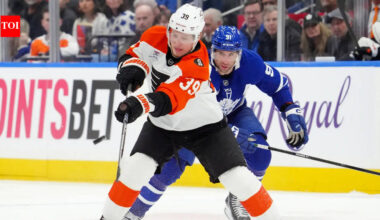 Matvei Michkov returns to right wing as Philadelphia Flyers adjust their lineup after Bobby Brink NHL trade | NHL News