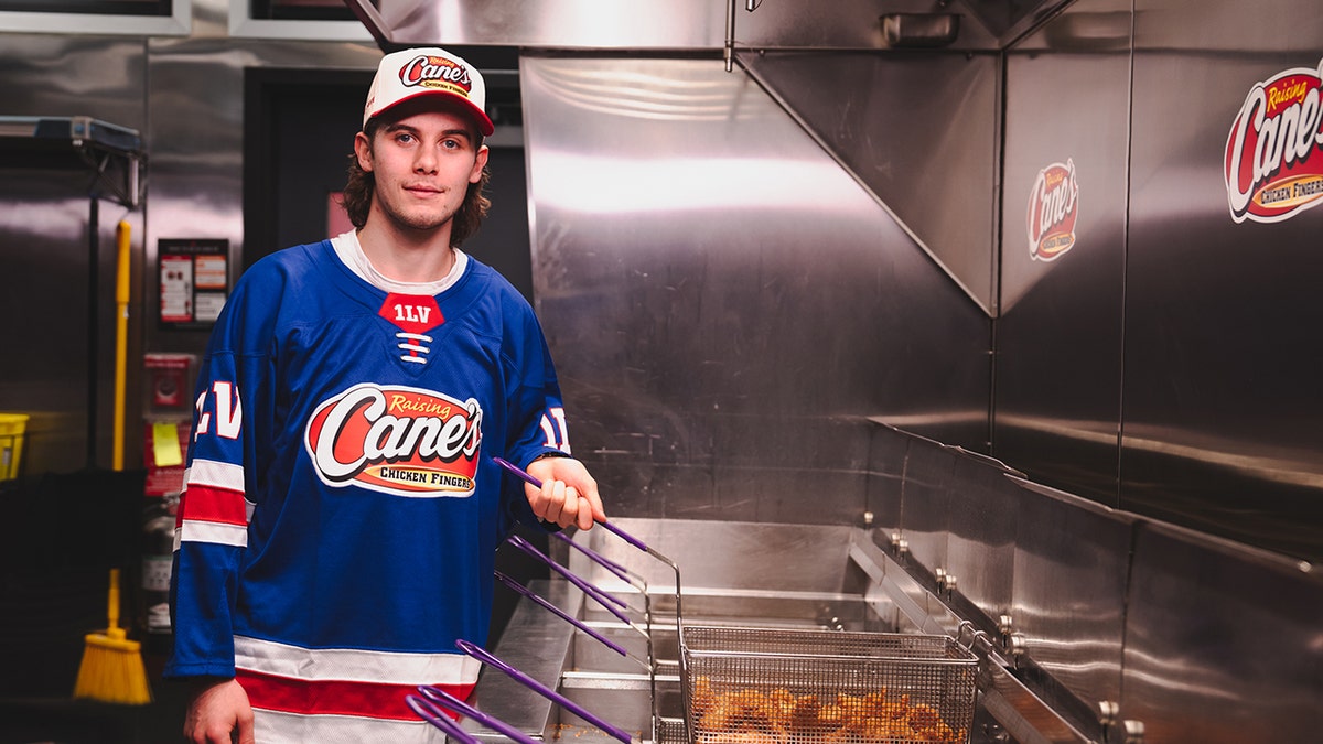 Jack Hughes at Raising Cane's