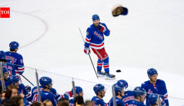 Alexis Lafreniere scores hat trick as New York Rangers defeat Calgary Flames 4-0 at Madison Square Garden | NHL News
