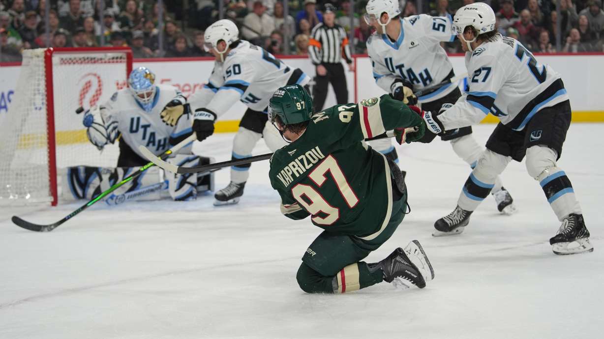 Kaprizov, Boldy score as Wild blank Mammoth 5-0