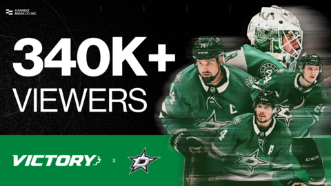 Victory+ Shatters Records with 342,000+ Viewers for Dallas Stars–Colorado Avalanche Matchup, Validating Free Local Streaming at National Scale