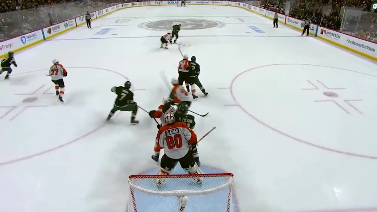 Kirill Kaprizov with a Goal vs. Philadelphia Flyers