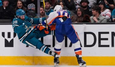 Islanders' Brayden Schenn stands up for his new teammates immediately