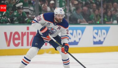 Leon Draisaitl Injury Update: NHL Injury Update: Edmonton Oilers’ Forward Leon Draisaitl to Miss the Remaining Regular Season Due to Lower-Body Injury | NHL News