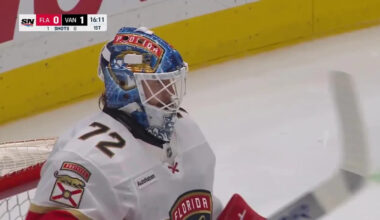 Elias Pettersson with a Powerplay Goal vs. Florida Panthers