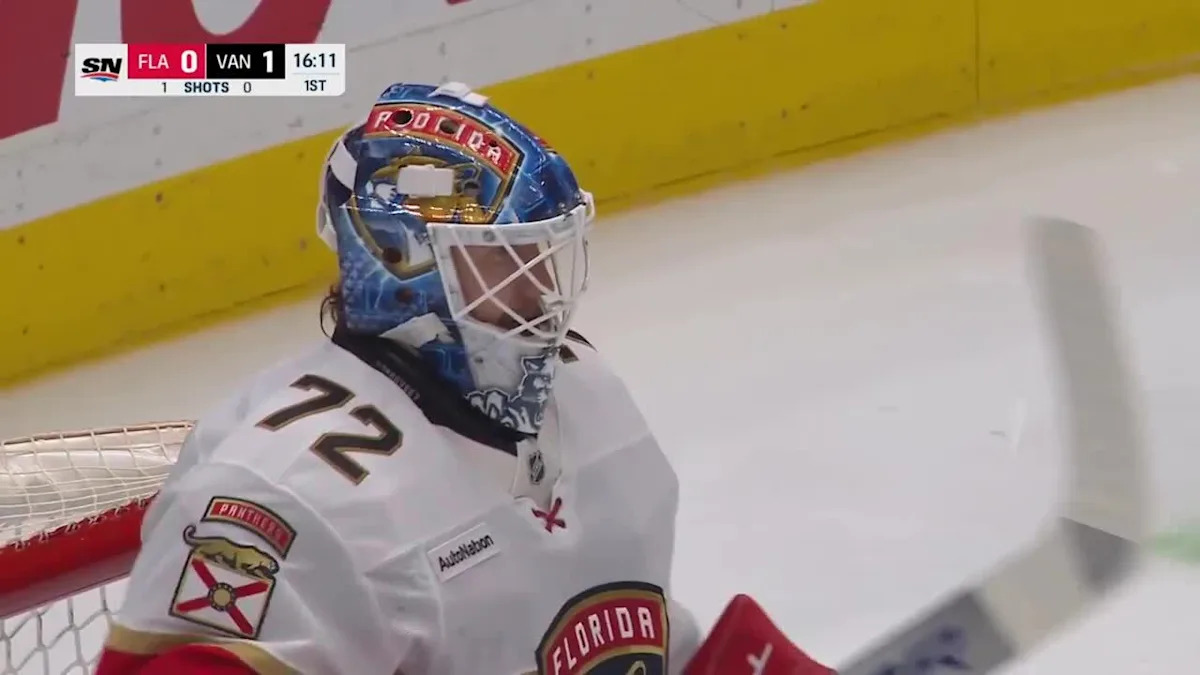 Elias Pettersson with a Powerplay Goal vs. Florida Panthers