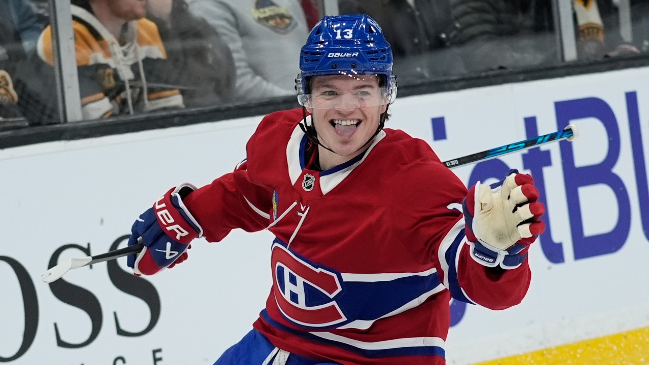 Caufield's 40th of season the winner as Canadiens top Bruins in overtime