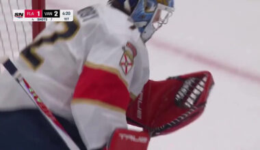 Elias Pettersson with a Powerplay Goal vs. Florida Panthers