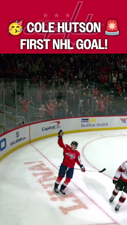 FIRST NHL GOAL for COLE HUTSON! 🥳 - YouTube