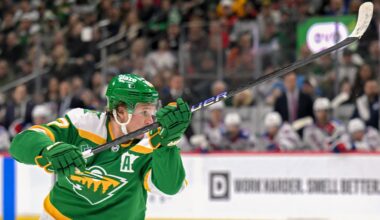 Injury Ends Minnesota Wild Star's Game Streak