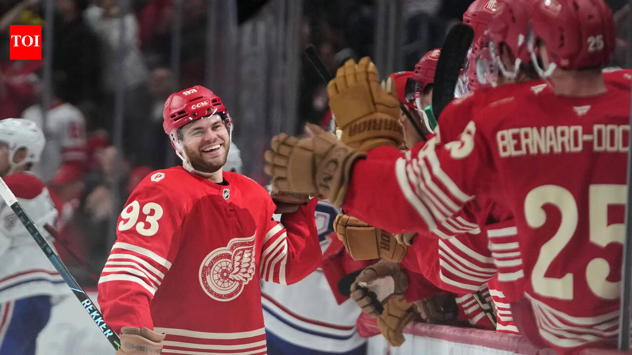 Alex DeBrincat scores match-winning goal as Detroit Red Wings beat Montreal Canadiens in NHL game | NHL News