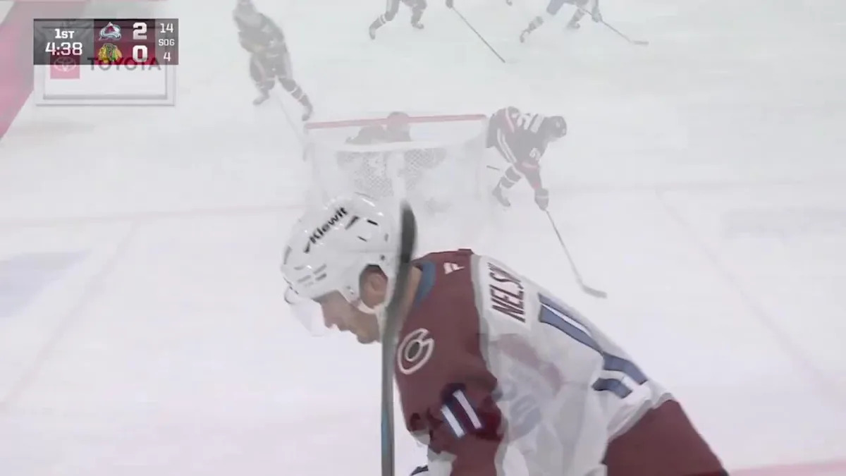 Brock Nelson with a Powerplay Goal vs. Chicago Blackhawks