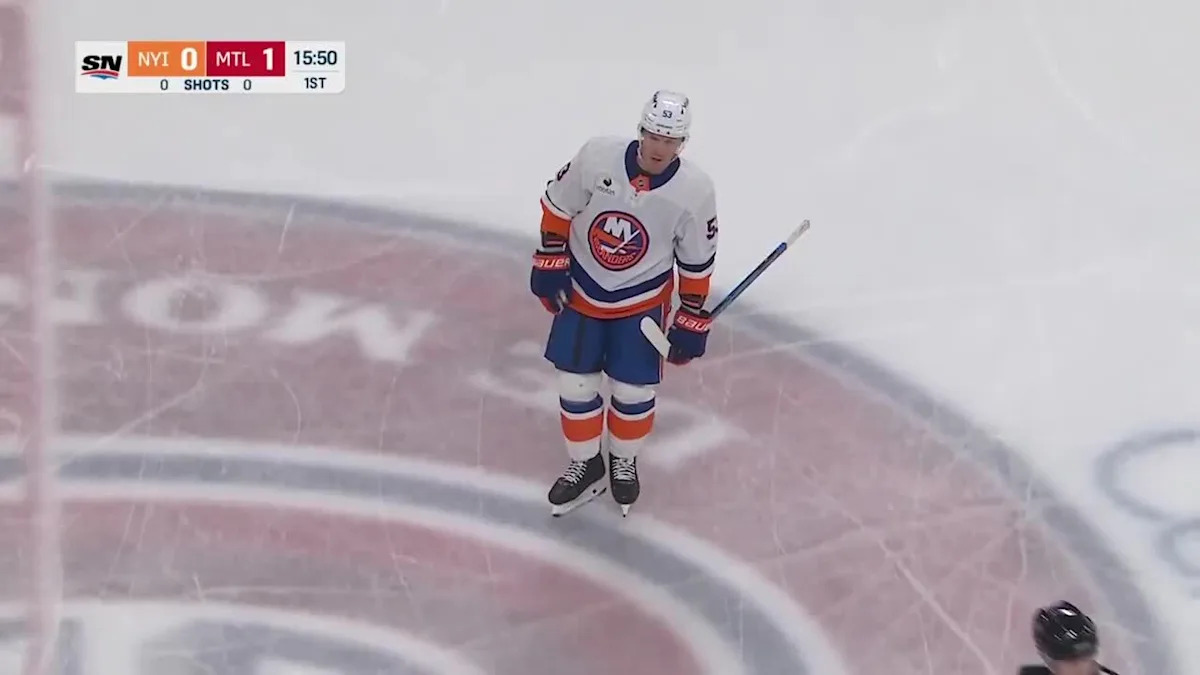 Juraj Slafkovsky with a Goal vs. New York Islanders