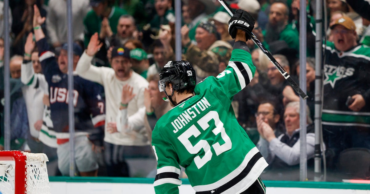 Stars’ Wyatt Johnston breaks franchise single-season power play goals record