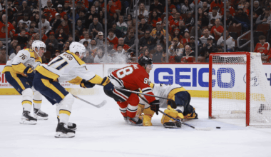 RECAP: Forsberg scores twice as Predators beat Blackhawks 3-2 in overtime