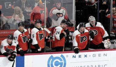 Photos of the Flyers loss to the Blue Jackets