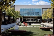 An exterior view of The Shops at Willow Bend mall at W Park Blvd and the North Dallas...