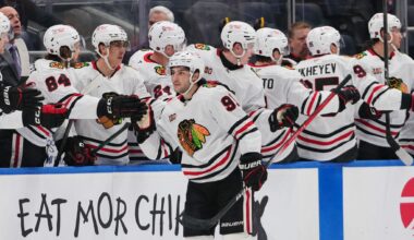 Lardis, Nazar lead Blackhawks past Islanders 4-3, Frondell gets assist in NHL debut